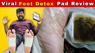 I tried Viral Foot Detox Pads and Got shocking Results🔥😱 Genuine Review  Not sponsored  Shadhik [upl. by Mlawsky]