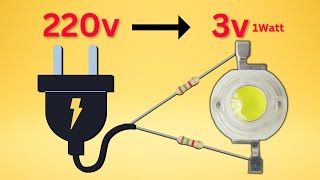 220v to 3v Converter  How to Connect 3v Led light to 220v Ac [upl. by Chester]