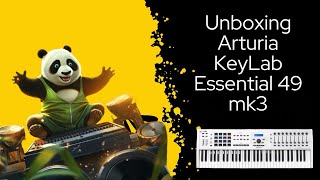 Unboxing Arturia KeyLab Essential 49 mk3 [upl. by Drofiar]