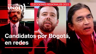 Medición de posicionamiento digital de precandidatos para la alcaldía de Bogotá  Noticias Uno [upl. by Nya]