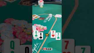 What a SICK hand🤢😅 poker casino [upl. by Ebarta]