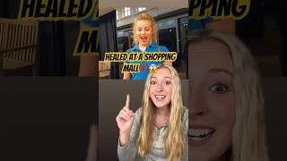 She Gets HEALED at a Shopping Mall😱 healing supernatural miracle prayer God shorts [upl. by Parthena684]