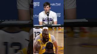 “I’m sure he was screaming”  HILARIOUS Austin Reaves Reaction To LeBron’s OT And1 😂  shorts [upl. by Curson]