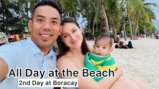 Russian FUN DAY at Boracay  All DAY at the BEACH [upl. by Nomael]