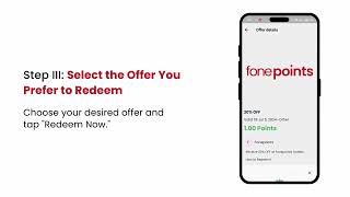 Process of redemption through Fonepoints App [upl. by Eillak]