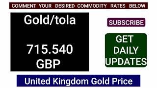 BEST GOLD PRICE IN UK TODAY 03 AUGUST 2024 [upl. by Domenic756]