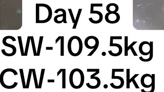 Day 58 another high cal day and a big rebound [upl. by Wagstaff]