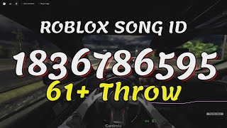 61 Throw Roblox Song IDsCodes [upl. by Anahoj]