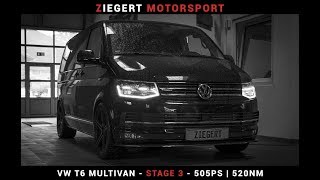 VW T6 Multivan Projekt  Stage 3  505PS 520NM  Ziegert Motorsport [upl. by Olgnaed310]