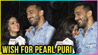 Anita Hassanandani Rohit Reddy At Pearl V Puri Birthday Party [upl. by Yeliw]