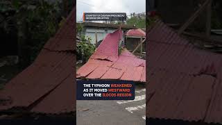 More than 40000 affected in Cagayan as Typhoon Marce destroys homes topples trees [upl. by Welton]