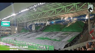 ASSE 1  0 LOSC  Ambiance Kop Nord Geoffroy Guichard [upl. by Warwick425]