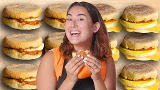 Fast Food Vs Homemade McDonalds Egg McMuffin [upl. by Prue]