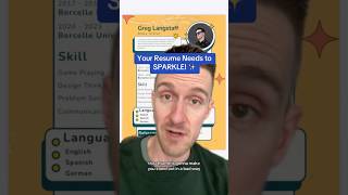 DOES YOUR RESUME SPARKLE resume career jobsearch learnontiktok [upl. by Aisul330]