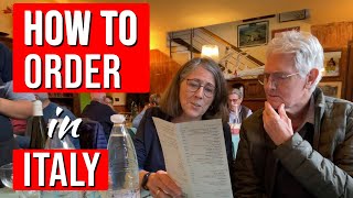 Ordering Food in Italy 10 Things You Must Know [upl. by Aanas]