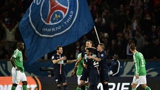 Coupe de France  12 finales  ParisSG  AS SaintEtienne  41 les buts [upl. by Akel]