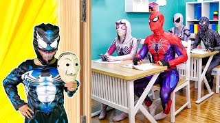 Bad Guys Become Venom amp Tricks SpiderMan  JOKERs Plan  Best action video compilation [upl. by Llennol855]