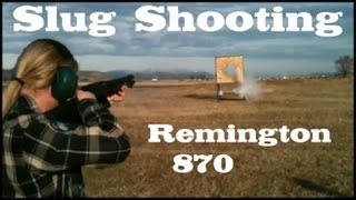 Slug Shooting with my Remington 870 Express Tactical [upl. by Nit]