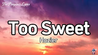 Hozier  Too Sweet Lyrics [upl. by Waechter]