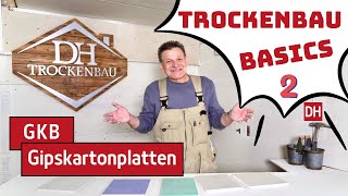 DIYWelche Gipskartonplatten sind die Richtigen für meinen Trockenbau DHTrockenbau [upl. by Irual]