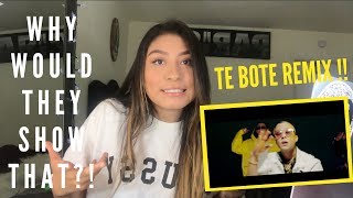 TE BOTE  REMIX  MY REACTION [upl. by Hgeilyak222]