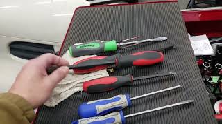 Olsa Tools Screwdrivers and Holder Review and Comparison [upl. by Ylelhsa]