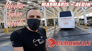 39 Meşhur Sakar Geçidi  Marmaris Otogar  Pamukkale Turizm  Marmaris  Aydın Otobüs Yolculuğu [upl. by Teahan337]