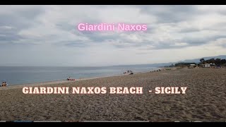 🇮🇹 Giardini Naxos beach A virtual walk🇮🇹 ❤️‍🔥travelvlog Cataniapalermo italy sicilia [upl. by Bettzel]