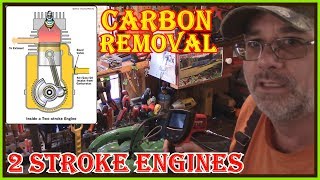 DECARBONIZING YOUR 2 STROKE ENGINE  Hitachi RB24EAP LEAF BLOWER HARD STARTING ENGINE [upl. by Evita835]