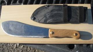 Wolverine Survival Knife Review custom machete [upl. by Burlie]