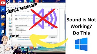 Laptop Sound Not Working Do this 🔊 How to fix Windows 10 Laptop No Sound Not Working Problem [upl. by Oinotla]