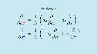 Transformaciones de Lorentz y la ecuación de onda relatividad especial [upl. by Akenit]