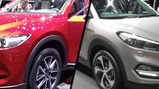 2017 Mazda CX5 vs 2017 Hyundai Tucson [upl. by Debee]