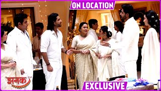 Jhanak On Location Arshi Ke Parents Ki Anniversary Par Anirudh Gayega Gaana Appu Di Ne Kia Hungama [upl. by Arymat]