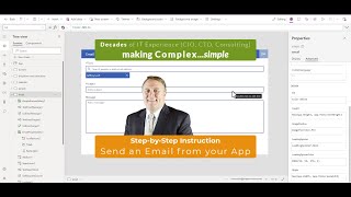 PowerApps Email Made Easy Send Emails from Your Apps Simple Setup Guide 187241900 [upl. by Deaner]