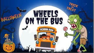 Halloween song for kids Wheels on the bus halloween song  Halloween theme song for kids [upl. by Eenafets]