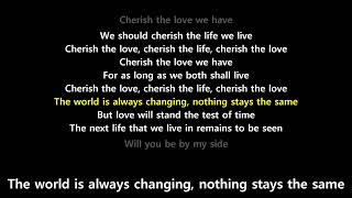 Cherish Lyrics  Kool and the Gang [upl. by Nodlehs]