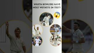 Top 5 bowlers with most wickets in TEST cricket history 😱shorts topshorts [upl. by Anidal]