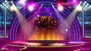 STAGE BACKGROUND6 WITH LIGHTS [upl. by Nosille]