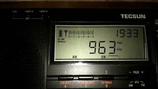 RTCI Radio Tunis Chaine Internationale Spanish 963 kHz 2nov2024 1934utc [upl. by Emalia]