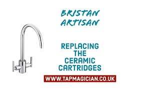 Bristan revolve RVSNKC replacing tap cartridge repair leaking tap [upl. by Ahsaela]