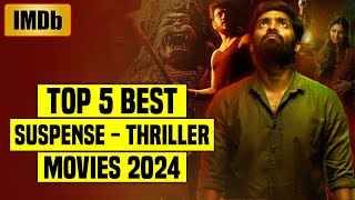 Top 5 Best South Indian Suspense Thriller Movies IMDb 2024  You Shouldn’t Miss  Part 10 [upl. by Remark376]