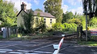 Teversham Level Crossing Cambridgeshire Wednesday 30082023 [upl. by Kwok226]