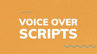 Voice123 Write compelling voice over scripts with our free resources [upl. by Eitsrik662]