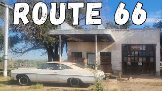 Route 66  Big Mike Explores Abandoned Ghost Town of Glenrio Texas [upl. by Feldstein]