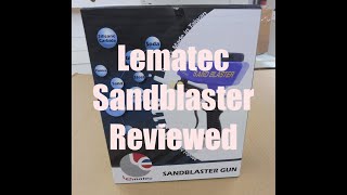 Lematec AS118 Sandblaster Gun Review amp Demo [upl. by Hartman253]