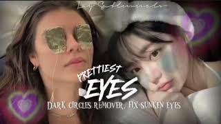 PRETTIEST EYES ✦ dark circles remover fix hollow and sunken eyes midface projection [upl. by Ynove]