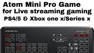 Atem Mini Pro for Game Streaming with Xbox and Ps [upl. by Aulea839]