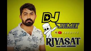 Riyasat  New Dj Remix 2024  Vijay Jornang  New Gujarati dj remix 2024trending djremixlove [upl. by Arianna555]