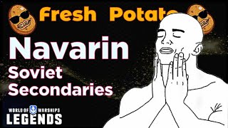 Testing Navarin Secondaries  A True Russian Brawler  World of Warships Legends [upl. by Derby]